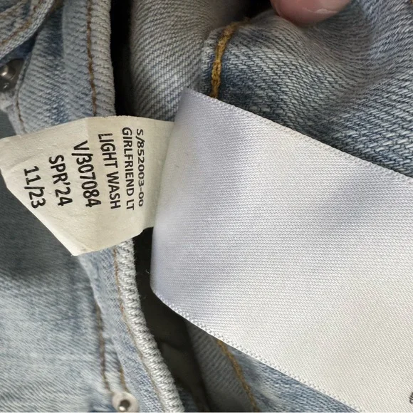 EUC Banana Republic Women’s ‘Girlfriend’ Light Wash Jeans 0/25 - Picture 9 of 10